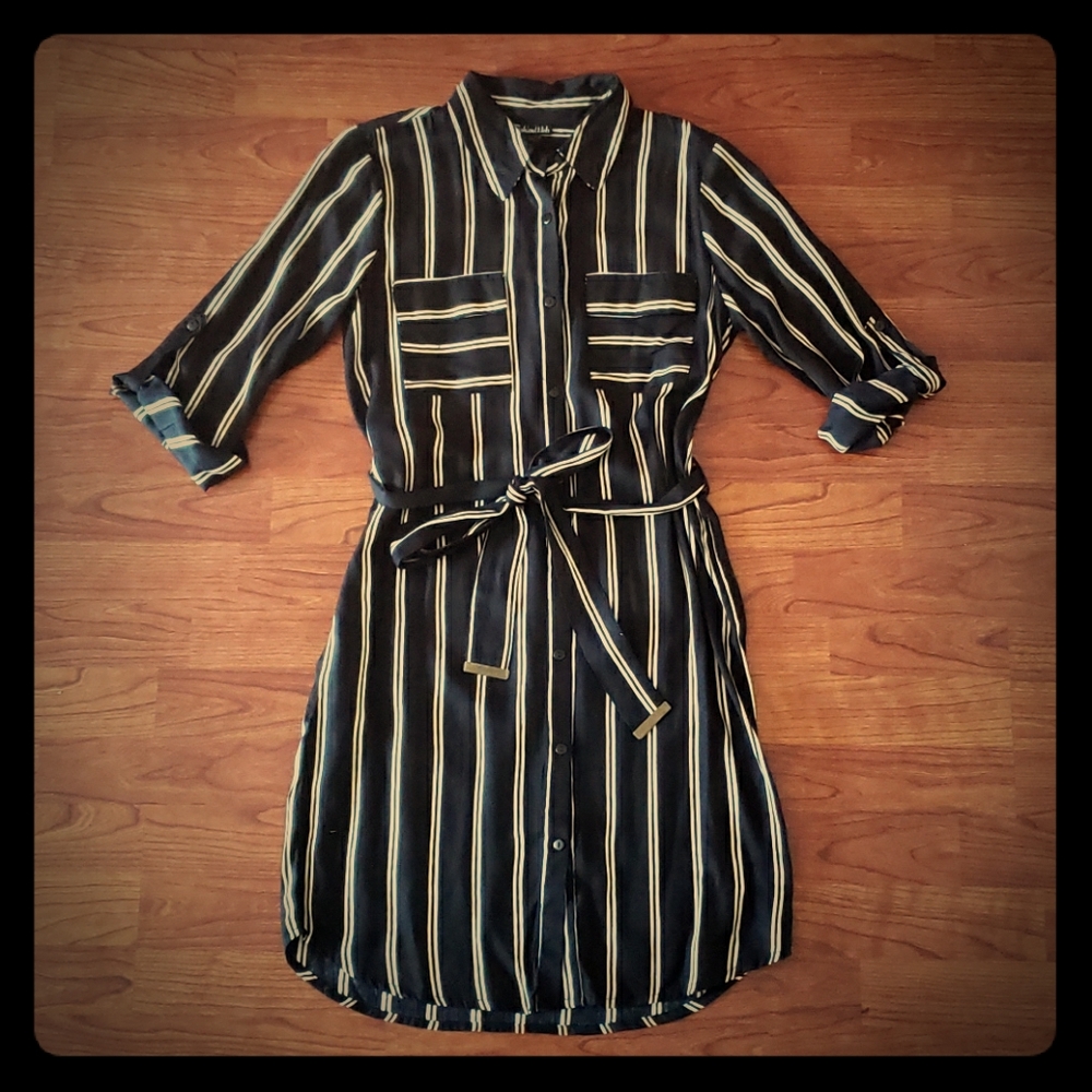 Fashion Web Button Down Dress